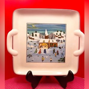 Naïf Christmas square tray Villeroy and Boch